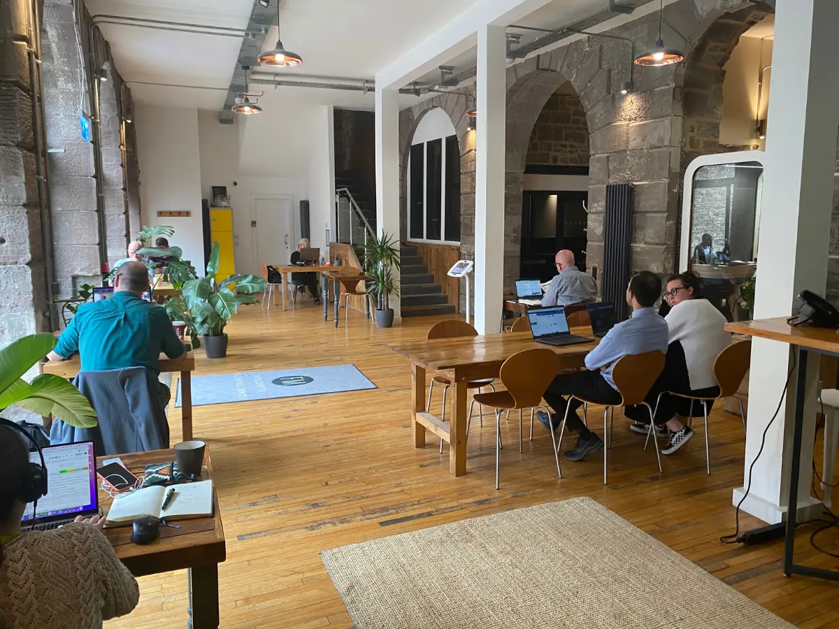 The coworking floor at The Flour Mill