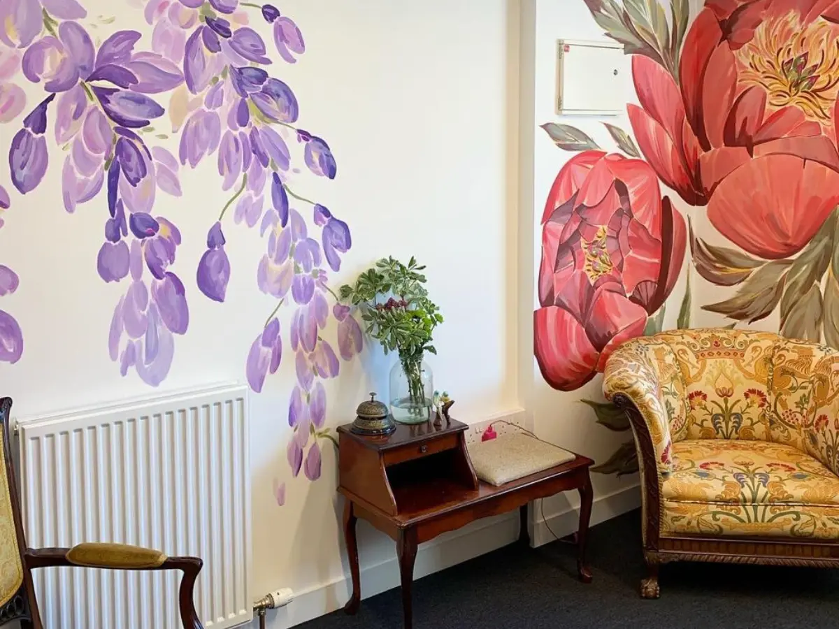 Inside a meeting room at The Flour Mill